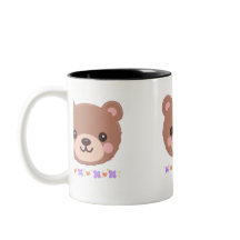 Cute bear coffee mug