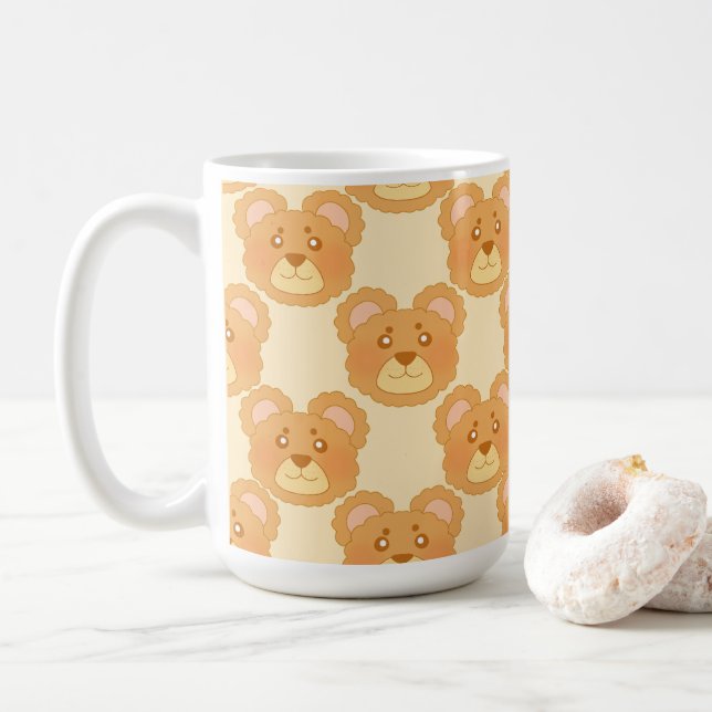 Cute Bear Coffee Mug (With Donut)