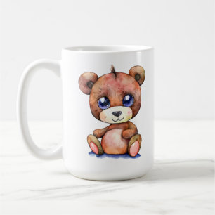 Cute Bear Cool Teddy positive Coffee Mug