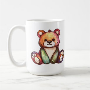 Cute Bear Cool Teddy positive Coffee Mug