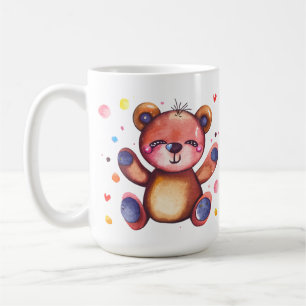 Cute Bear Cool Teddy positive Coffee Mug