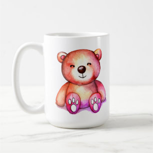 Cute Bear Cool Teddy positive Coffee Mug