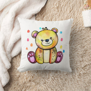 Cute Bear Cool Teddy positive Cushion