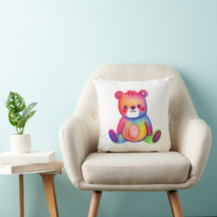Cute Bear Cool Teddy positive Cushion