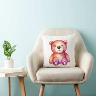 Cute Bear Cool Teddy positive Cushion