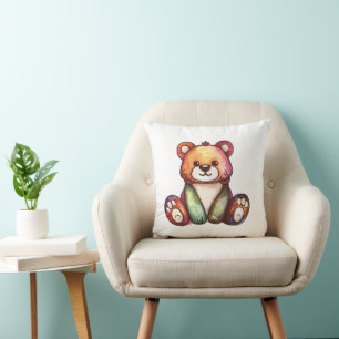 Cute Bear Cool Teddy positive Cushion