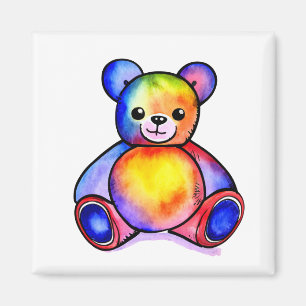 Cute Bear Cool Teddy positive Magnet