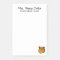 Cute Bear Cub Personalised Note Pad