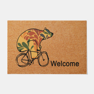 Cute Bear Doormat, Front Rug, Housewarming Gift Doormat