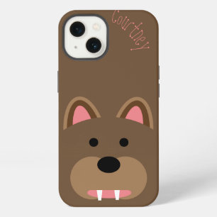 Cute Bear Face Customisable iPhone 13 Case