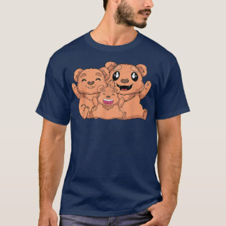 Cute Bear Family Nature Wildlife Forest Animal Lov T-Shirt