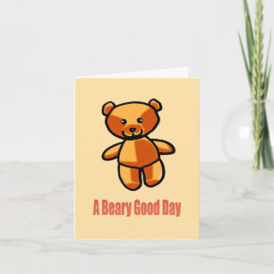 Cute Bear Friendship Card – Beary Sweet