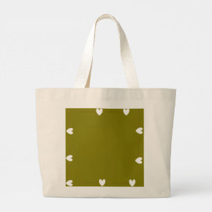 Cute Bear Green Tote Bag – Kawaii Bear Canvas Tote