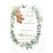 Cute Bear Greenery Gender Neutral Shower Welcome