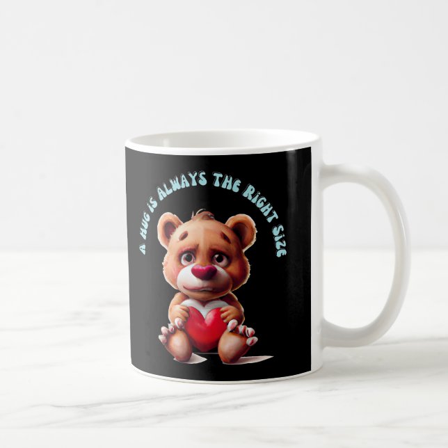 Cute Bear Hug   Coffee Mug (Right)