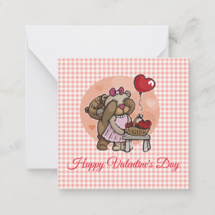 Cute Bear In Love Valentine's Day Card