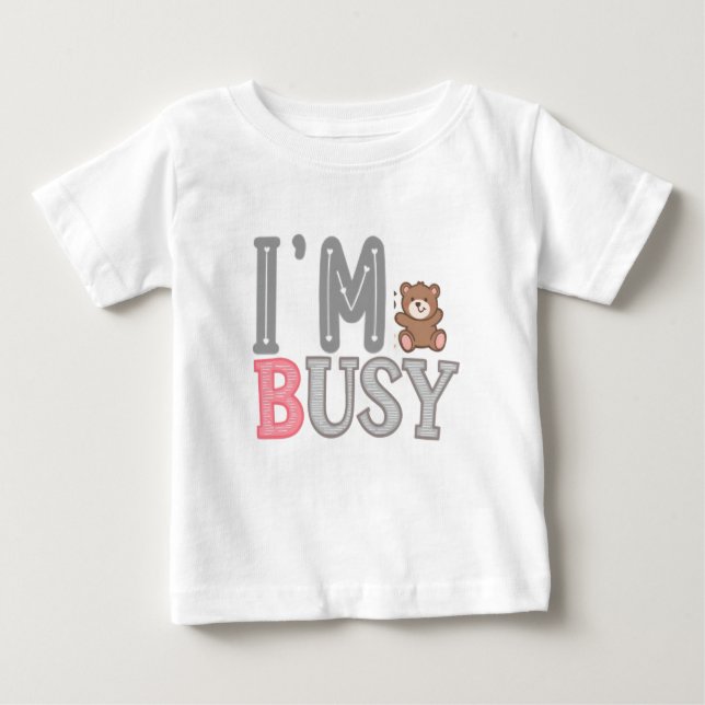 Cute Bear Kids T-Shirt (Front)