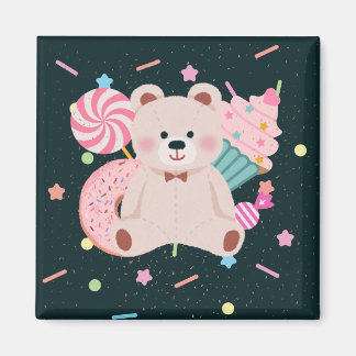 Cute bear magnet
