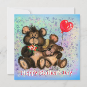 Cute Bear Mother's Day Card