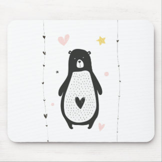 Cute Bear Mouse Pad