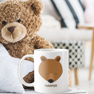Cute Bear Name Animal Coffee Mug