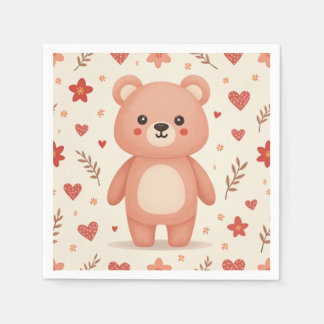 cute bear napkin
