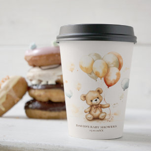 Cute Bear Neutral  Paper Cups