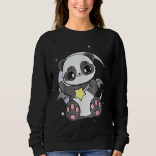 Cute Bear Panda With Baby Toy Rattle Sweatshirt