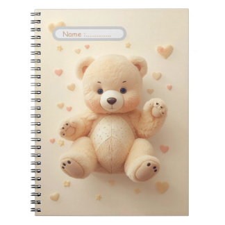 Cute Bear Pastel Notebook