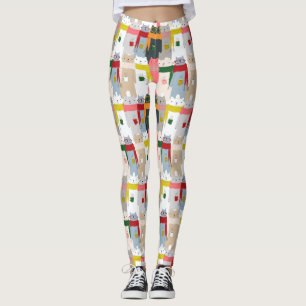 Cute Bear Pattern Leggings