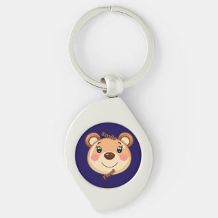 Cute Bear Smile Key Ring