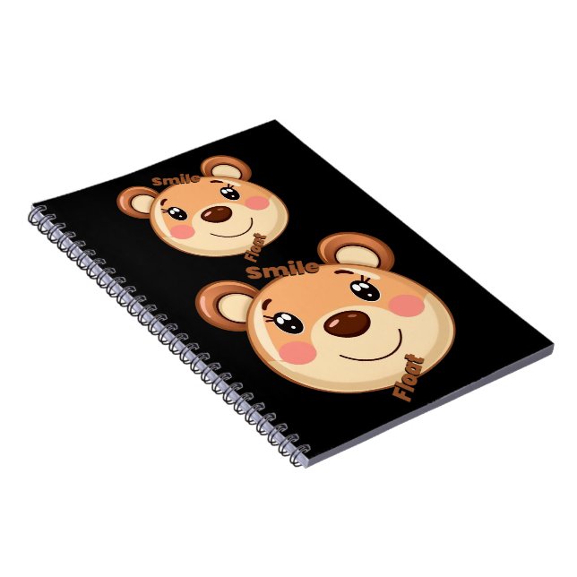 Cute Bear Smile Notebook (Right Side)