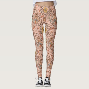 Cute Bear - Soft Pastel Woodland (7) Leggings