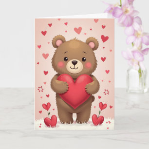 Cute Bear Valentine's Day Card