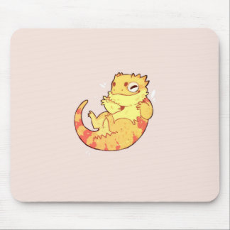 Cute Bearded Dragon Mouse Pad