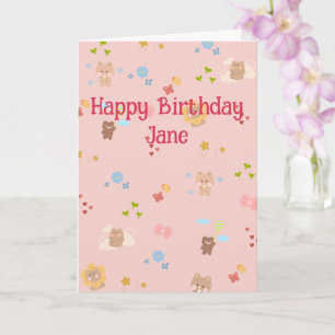 Cute Bears Birthday Card