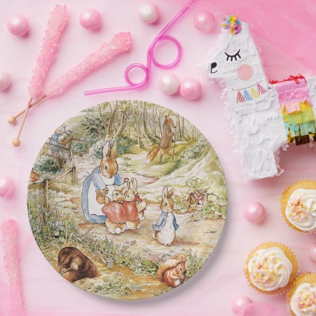 Cute Beatrix Potter Peter and Friends  Paper Plate (Party)