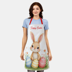 Cute Beautiful Easter Bunny Popular Collection Apron
