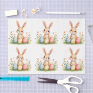 Cute Beautiful Easter Bunny Popular Collection Tissue Paper