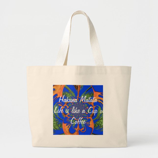 Cute Beautiful Fantastic Feminine Customise Large Tote Bag (Front)