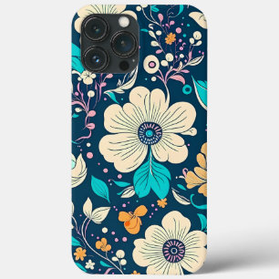 Cute Beautiful Floral And Seamless Pattern iPhone 13 Pro Max Case