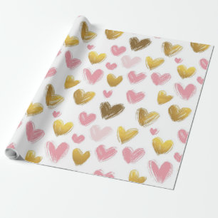 cute beautiful pattern for valentine's day  wrapping paper