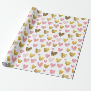 cute beautiful pattern for valentine's day wrapping paper