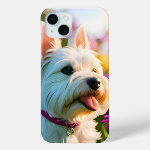 Cute Beautiful Westie Terrier Puppy Dog iPhone 15 Mini Case