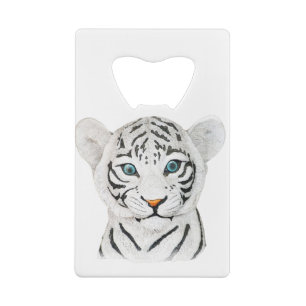 Cute Beautiful White Tiger With Blue Eyes