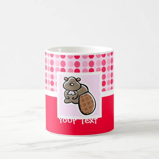 Cute Beaver Coffee Mug (Center)