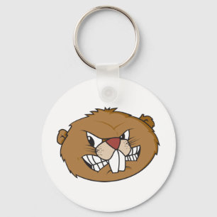 Cute Beaver Key Ring