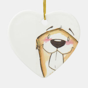 cute beaver ornament