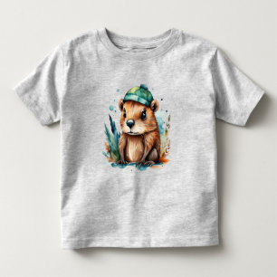 Cute Beaver Toddler T-Shirt