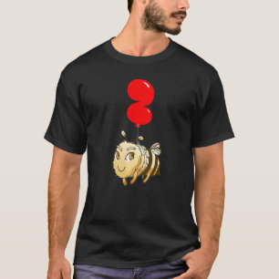 Cute Bee  2nd Birthday  Kids Balloon Party T-Shirt
